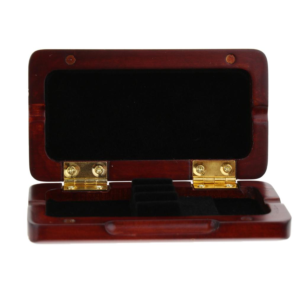 Wooden Oboe Reed Storage Oboe Reed Case Holder Box Protector 95x50x14mm for 3pcs Reeds Musical Instruments & Gear