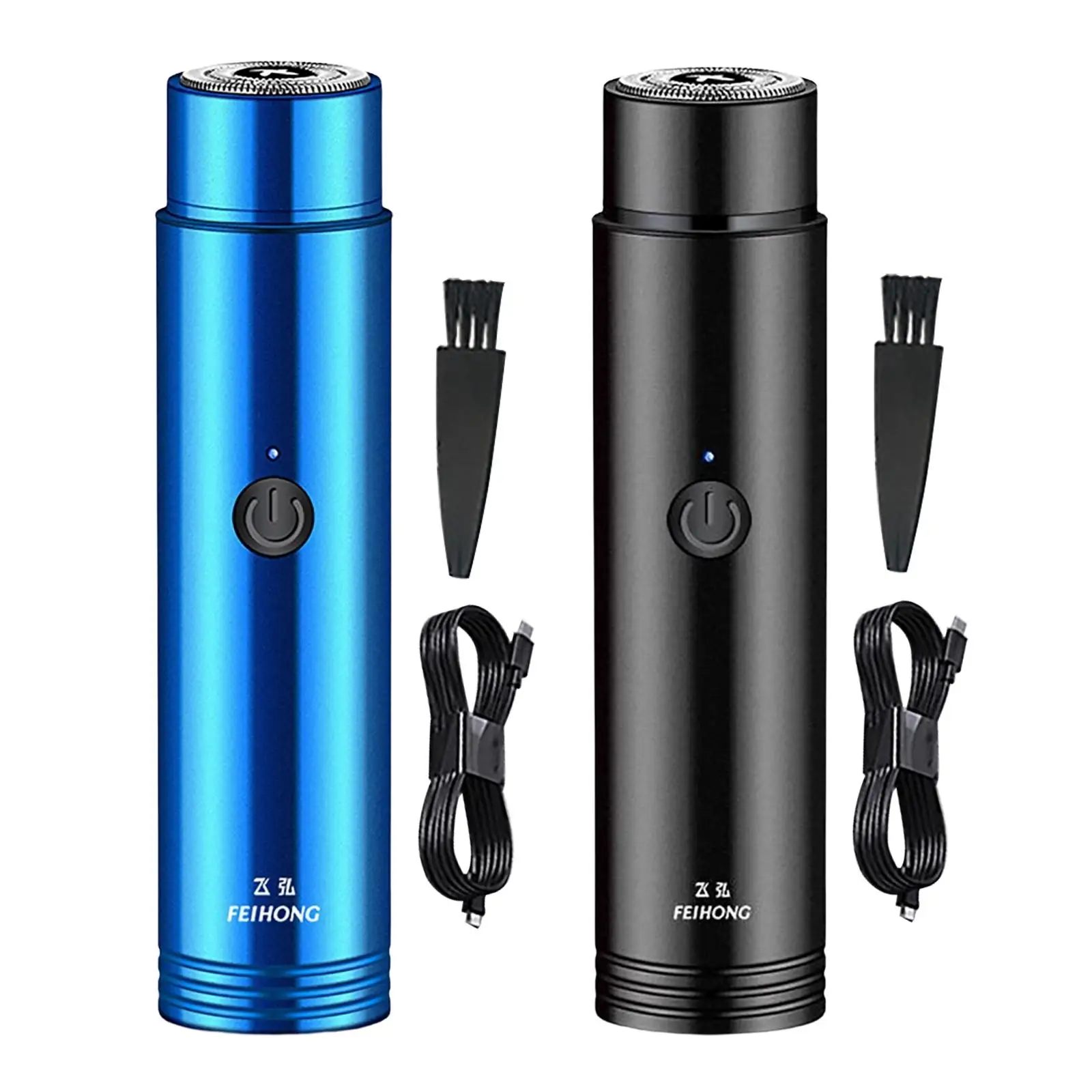 Mini Electric Shaver Portable Waterproof Rotary Razor Wet and Dry Use Lightweight Cordless Pocket Razor USB Charging Razor