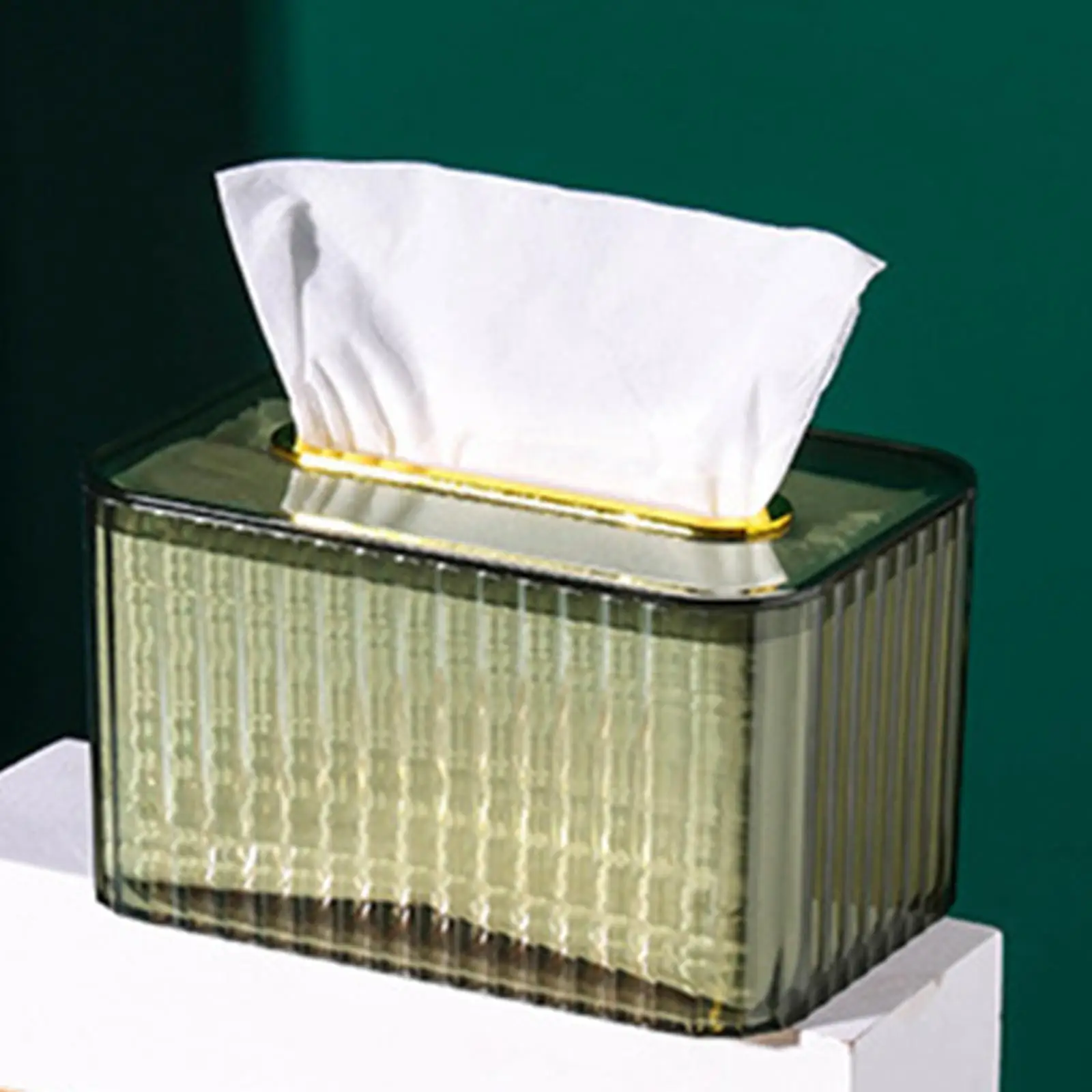 Modern Tissue Box Holder Tissue Paper Storage Holder for Bedroom Bathroom Office Decor