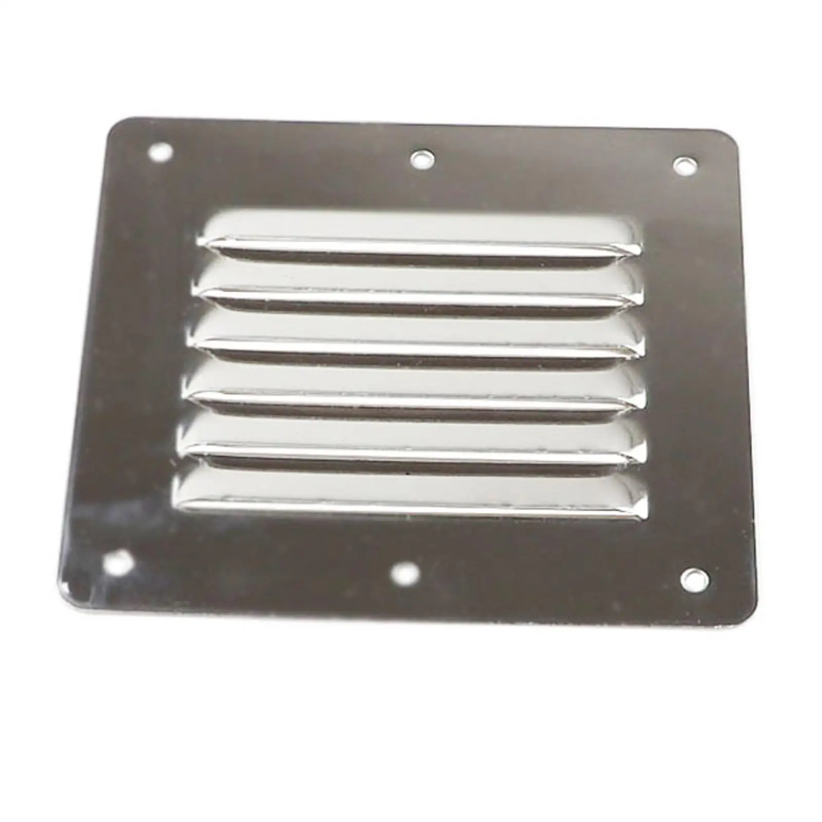 Louvered Vent Rectangle 5x4.5 inch Air Grill Cover Fit for Boat 