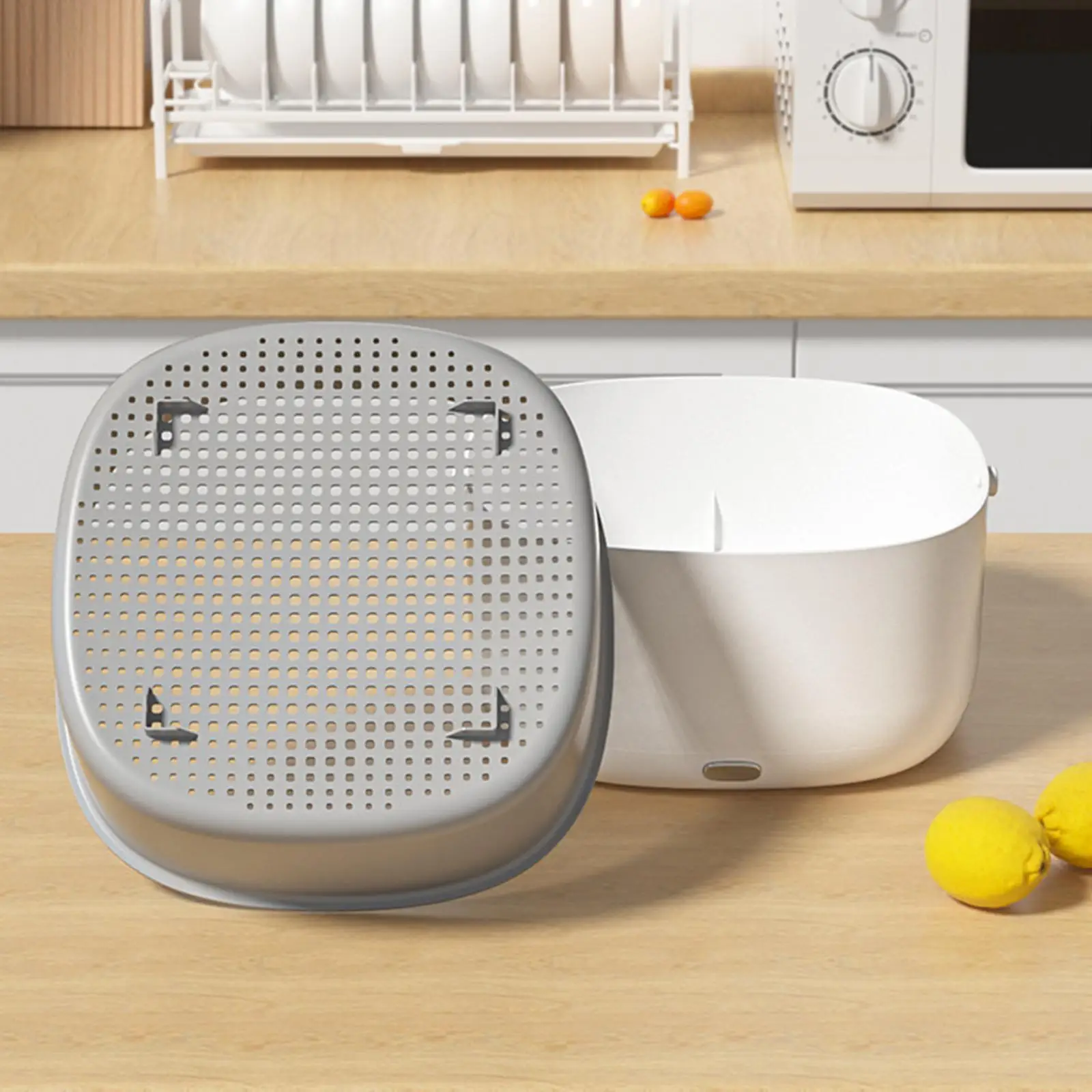 Automatic Electric Kitchen Colander Drain Basket Self Cleaning Washing Mixing Basket Bowls Household Strainer Drain Baskets