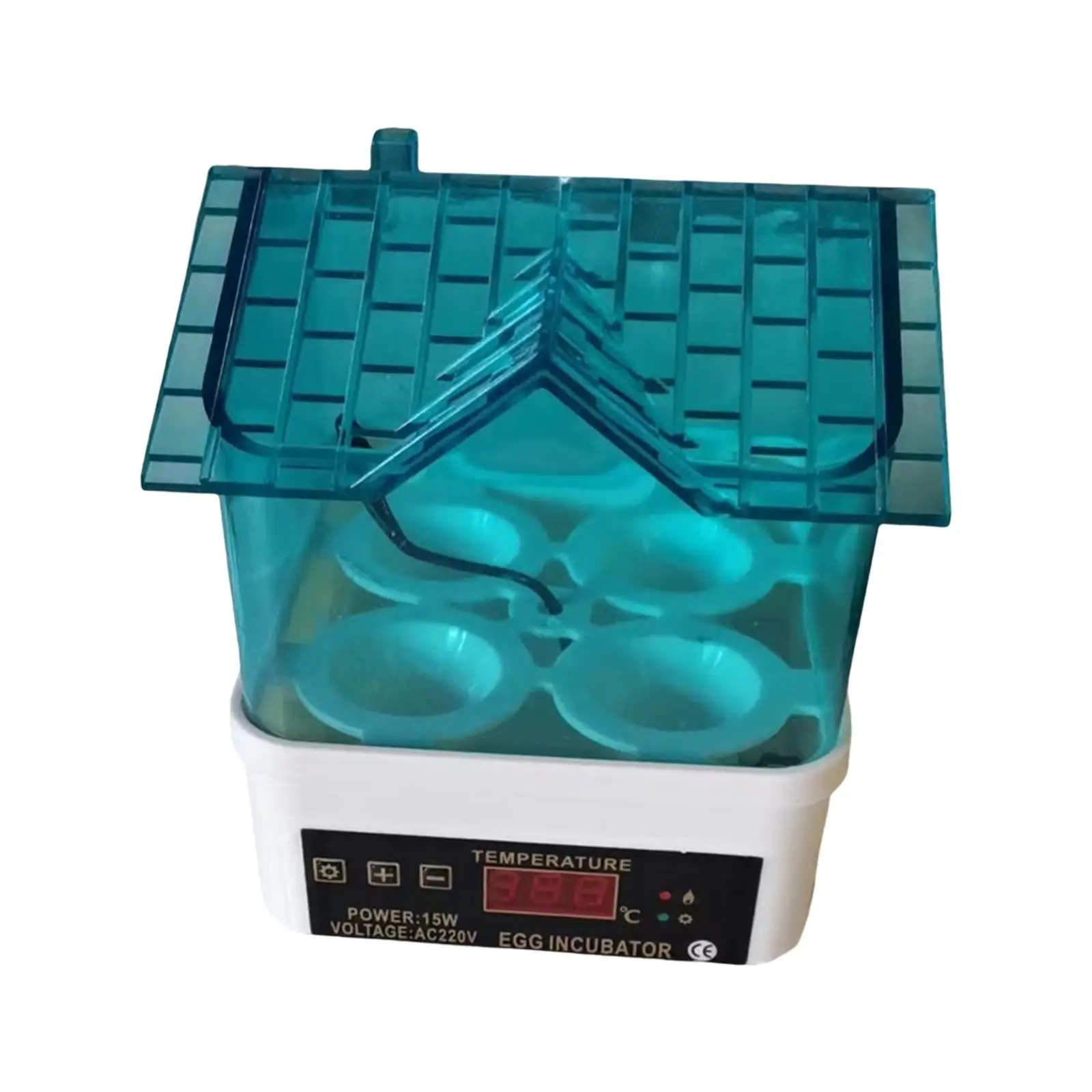 Digital Eggs Incubator Poultry Hatcher Tray Hatching 4 Eggs Temperature Control for Quail Bird