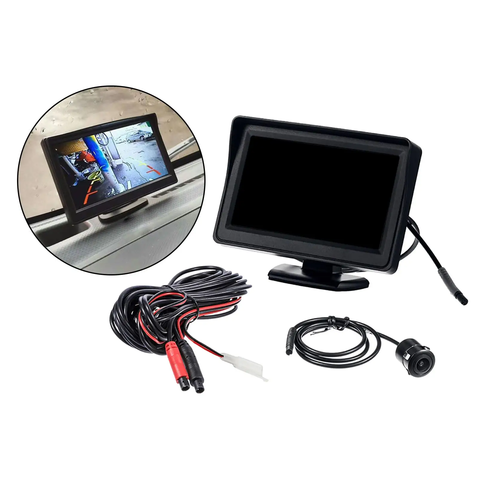 Car Monitor Reverse Assistance Monitor Digital Rear View Camera Rearview