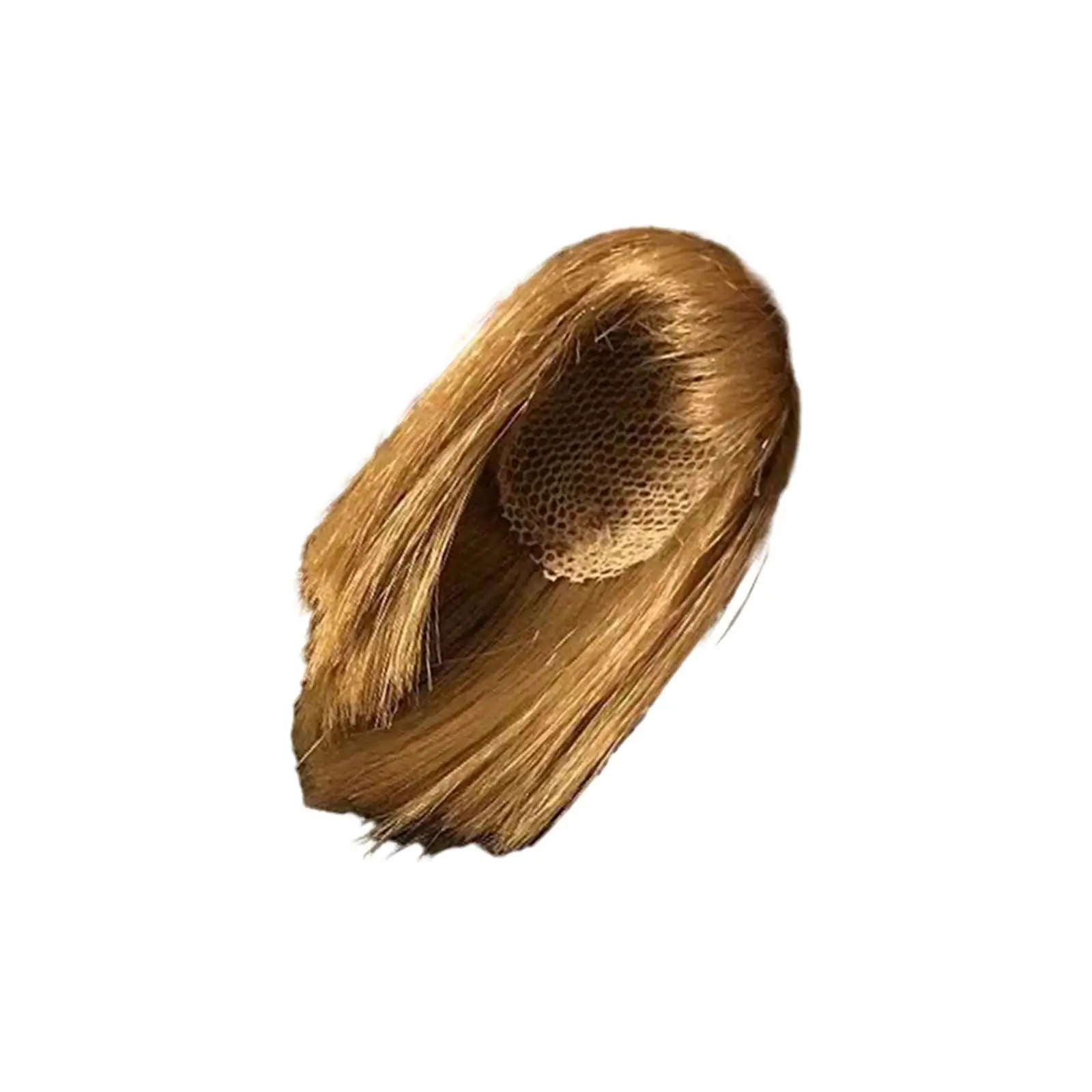 1/6 Scale Woman Doll Blonde Hair Straight Hair (18cm Length) Beautiful Fashion Smooth Salon for 12