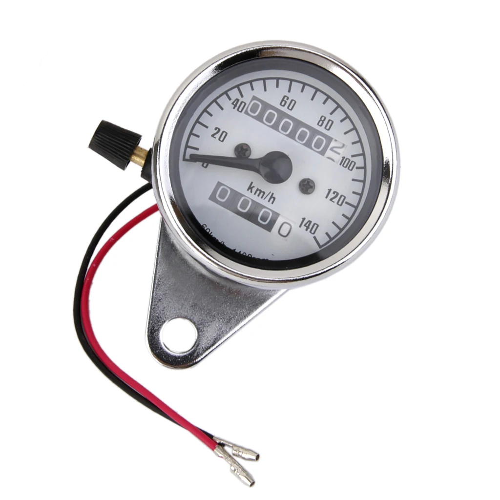 Motorcycle LCD Digital Mechanical Tachometer Dual Universal 12V