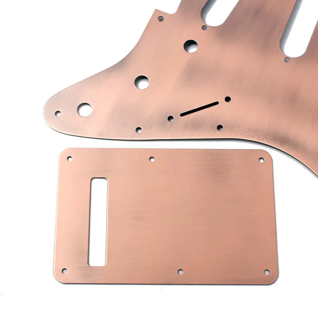 SSS Pickguard  with Backplate for ST Electric Guitar Accessory Copper