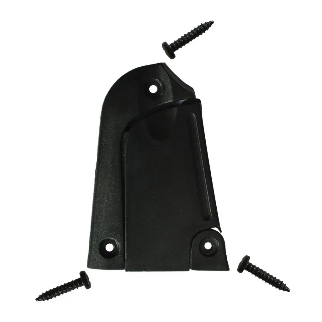   Rod Cover with Mounting Screws Black for Electric Guitars