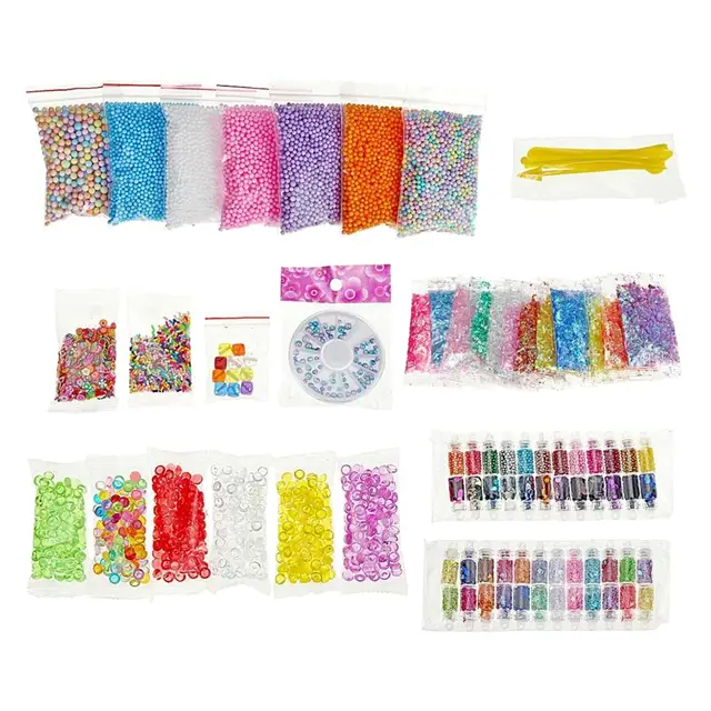 Multicoloured Slime Making Supplies Kit DIY Handmade Color Foam