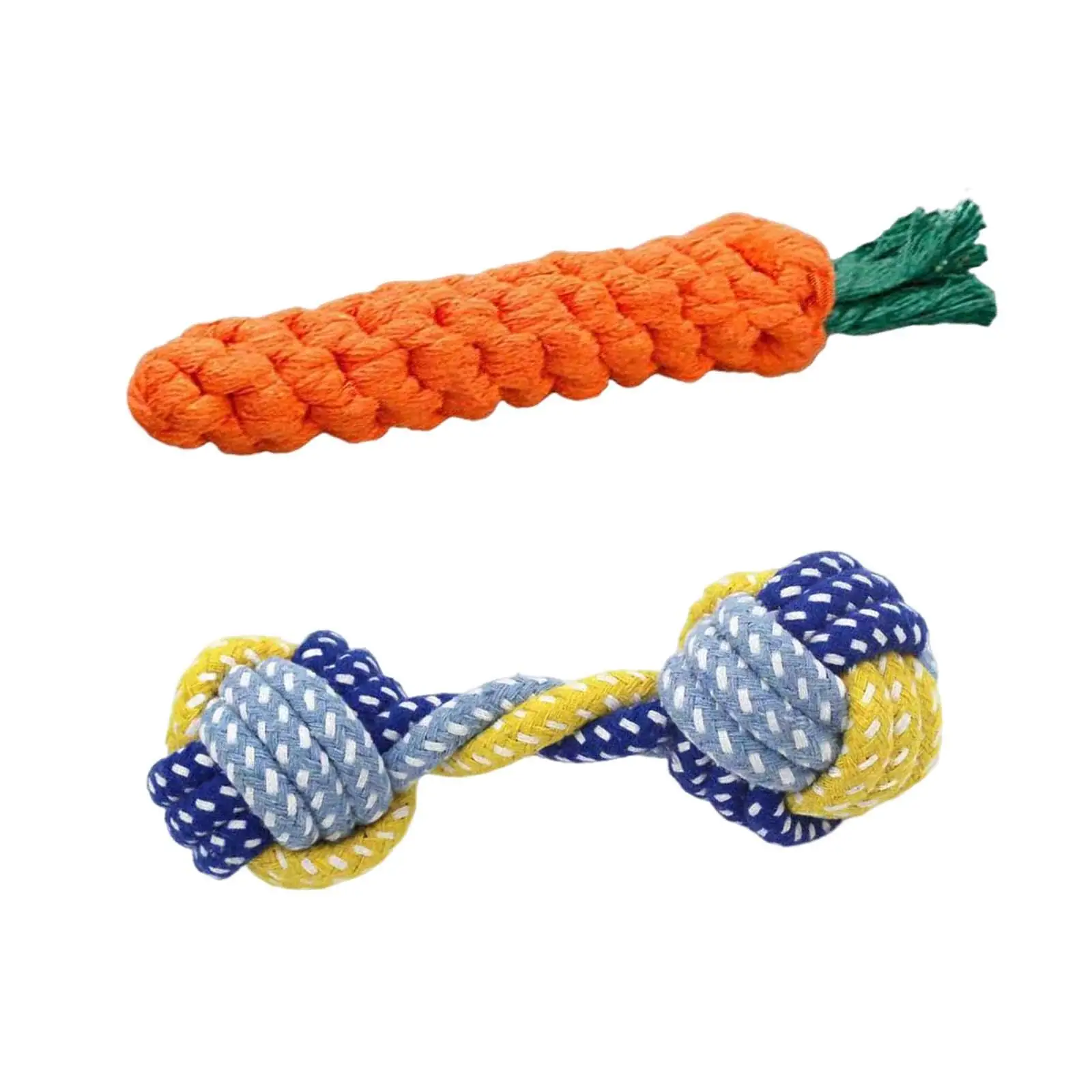 Durable Dog Chew Toy Puppy Teething Toy for Aggressive Chewers Interactive Training Bite Resistant Playing Cotton Toy