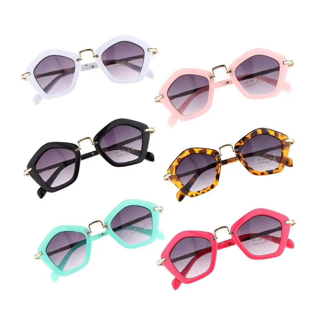 Children Kids Sunglasses UV400 Protection Pentagon Shade Eyeglasses for Unisex Kids