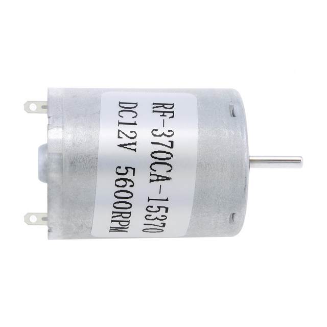RF370 DC Motor 12V 5600RPM Mute Low Speed Small Motor for