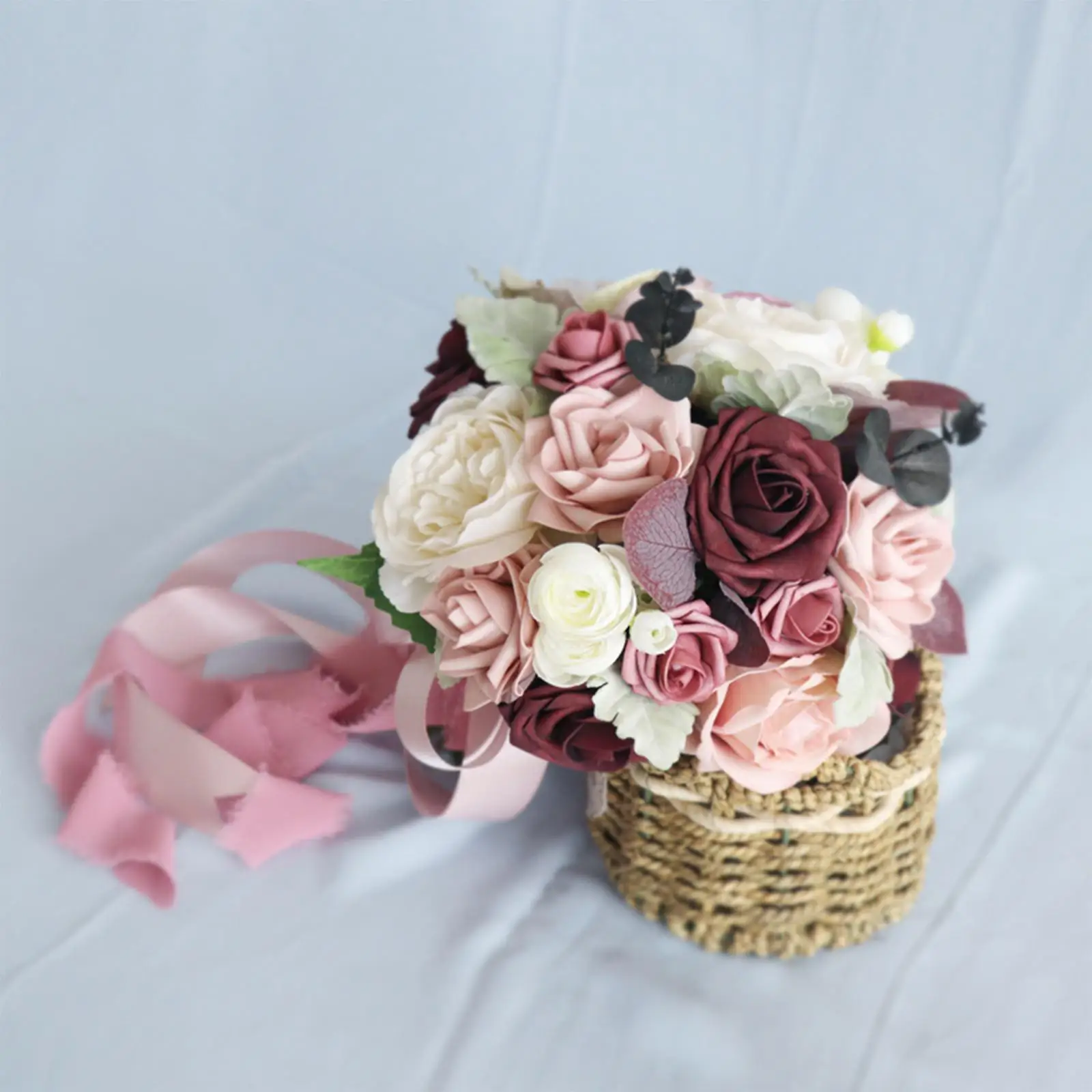 Romantic Bridal Bouquet Wedding Bouquet Artificial Flowers Silk Flowers
