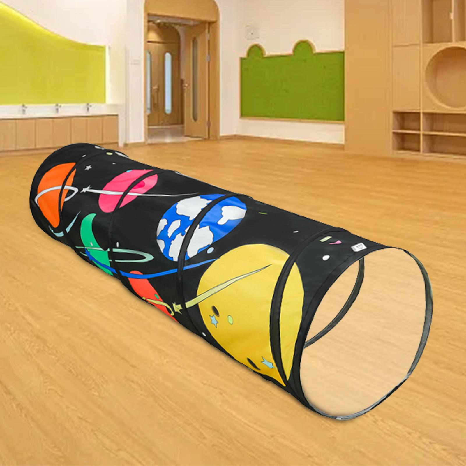 5.9ft Outdoor Toy Kids Play Tunnel Pop up Crawl Baby Tunnel Toy Indoor Crawl Tube for Children Dogs Garden Backyard Playhouse