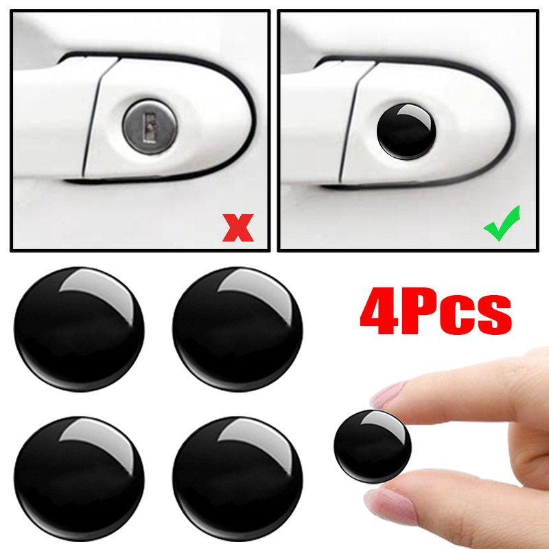 4Pcs Auto Tür Schlüsselloch Aufkleber Auto Lock Dekoration Schutz Aufkleber für BMW E46 E85 E60 F10 E39 F30 E36 f20 E87 E90 E70 X3 X5 – Detail 2
