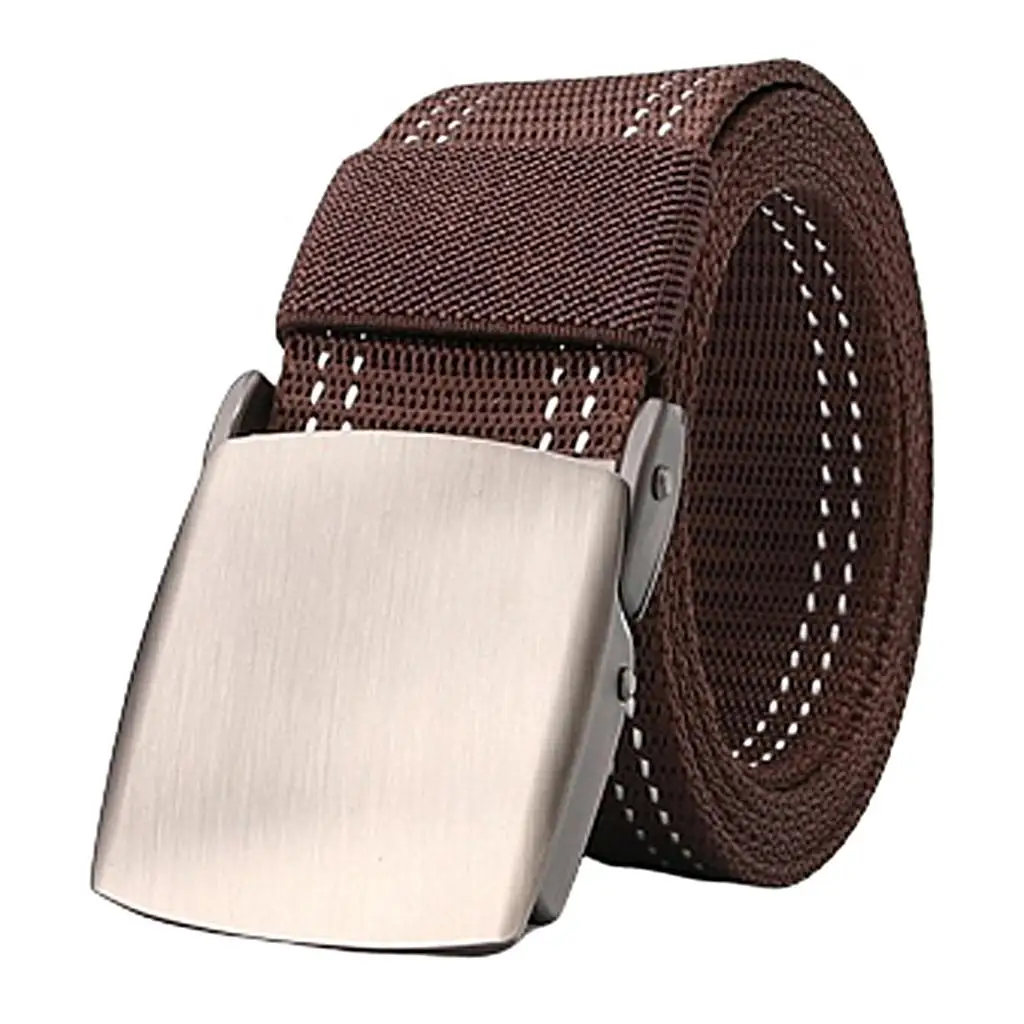 Fashion Adjustable Canvas Dress & Jeans Waist Belt for Men Women