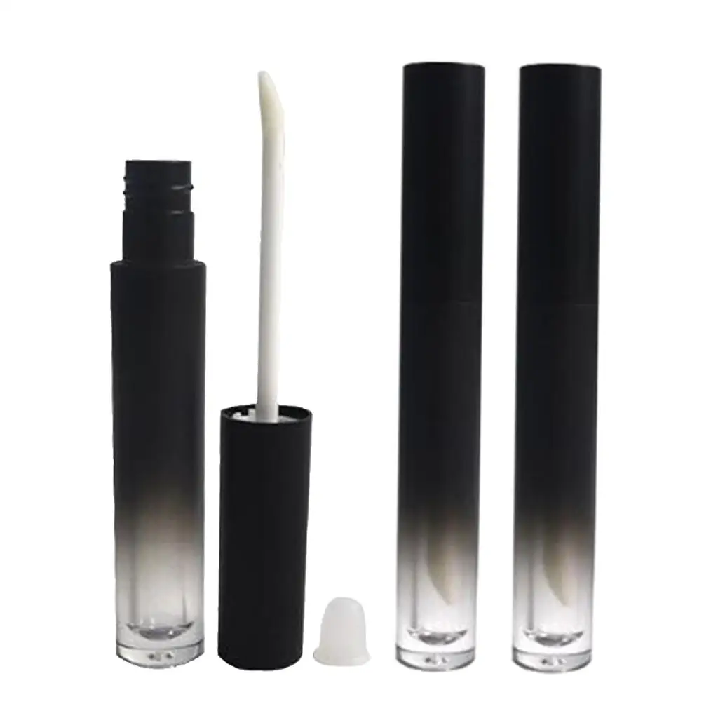 3 Pcs Empty Plastic Lip Gloss Balm Tubes, Liquid Lipstick Containers, 4.5ml