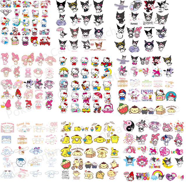 Sanrio Sticker Sheet - Kuromi 4964694407018