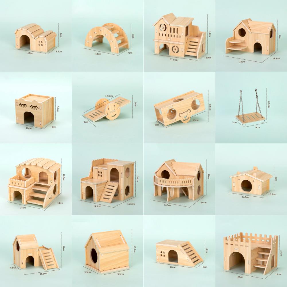 Title 4, Sturdy Dwarf Hamsters House Harmless Pet Toy So...