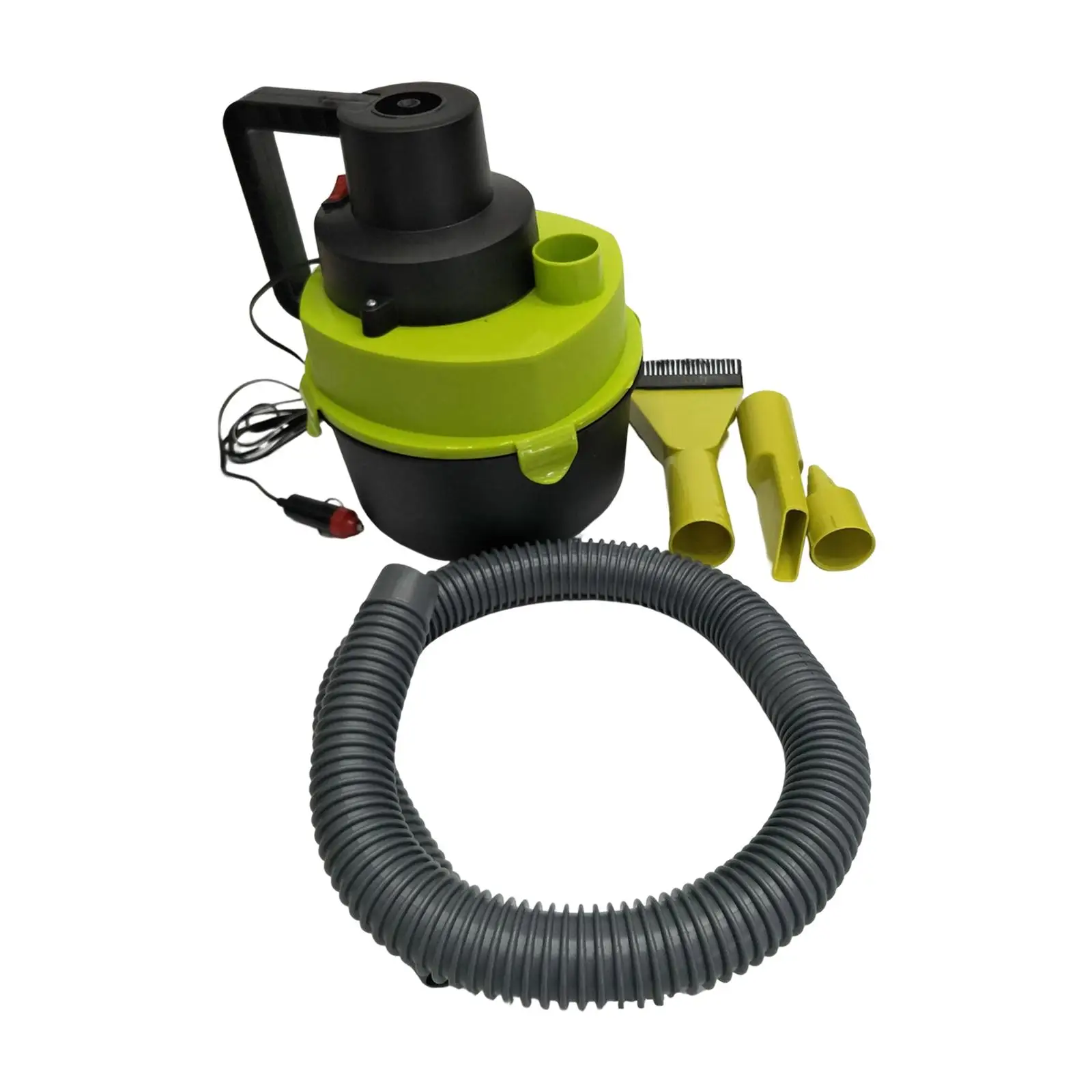 Shop Vacuum Cleaner Liquid Debris Dual Use 4L Portable Shop Vacuum with Attachments for Carpet Window Seams Trucks Cars Basement