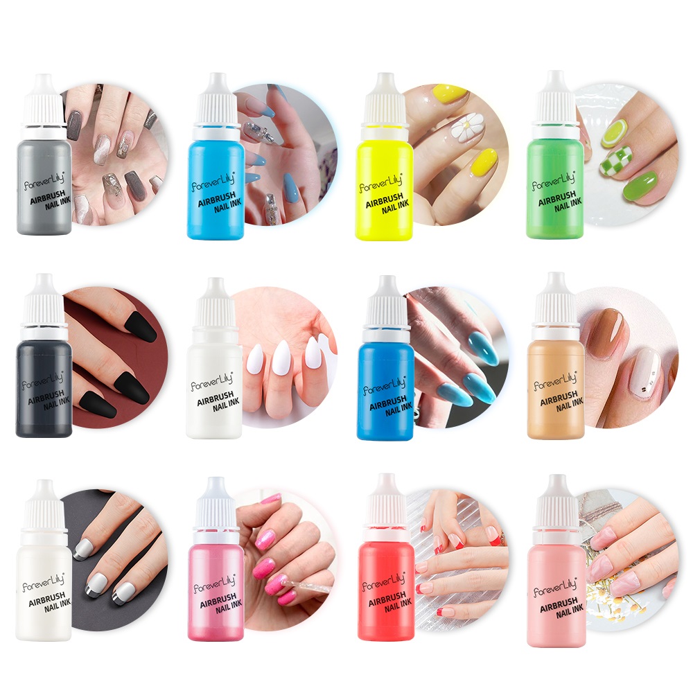 Best of 10ML Airbrush Nail Ink Nail Polish Paint Use For Airbrush Spray Gun Making Hollow Pattern Color Painting Stencil Nail Art Tools Reviews & Tips