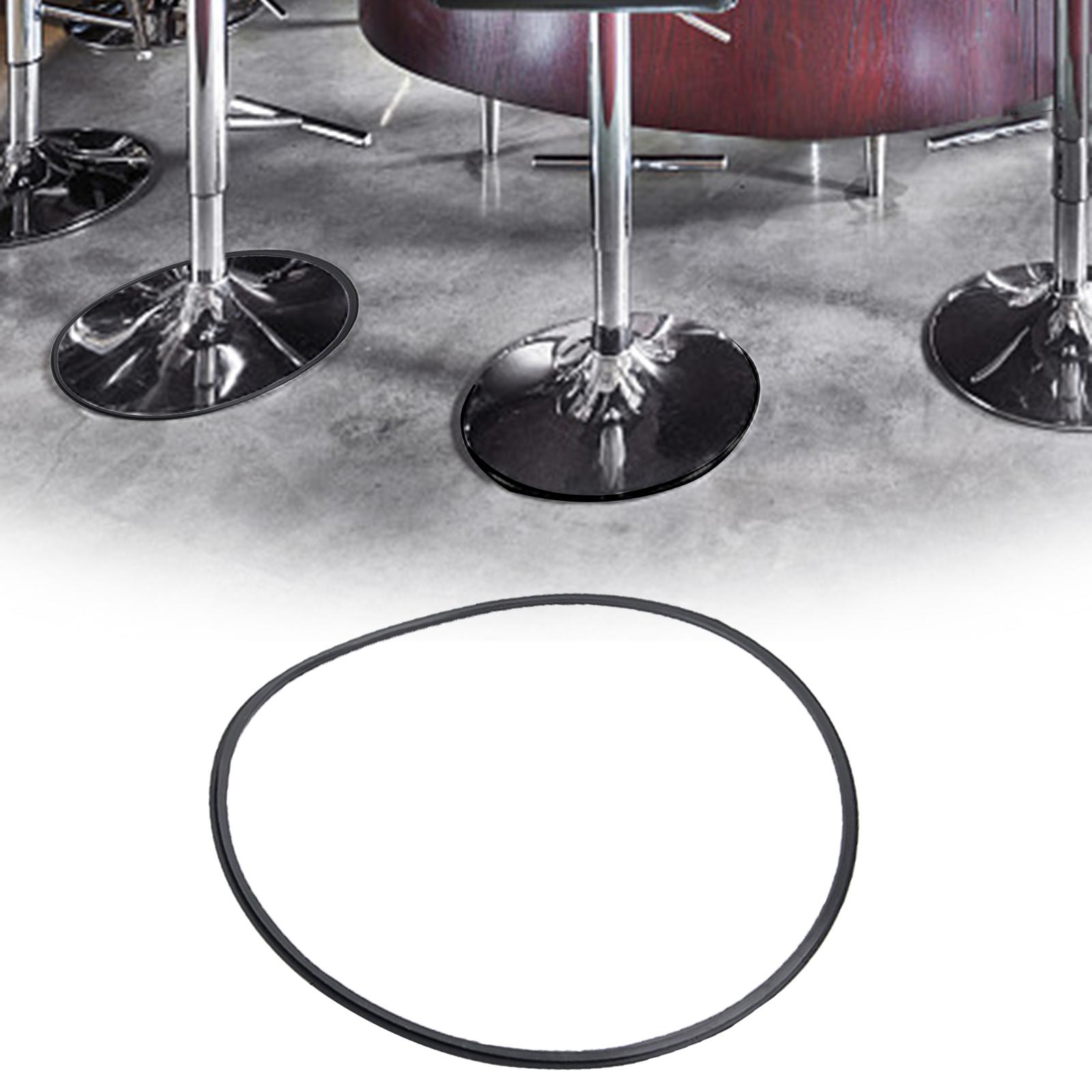 Bar Chair Floor Protectors, Rubber Rings, Bar Chair Base Rubber Strip, Bar Chair Accessories, for Bar