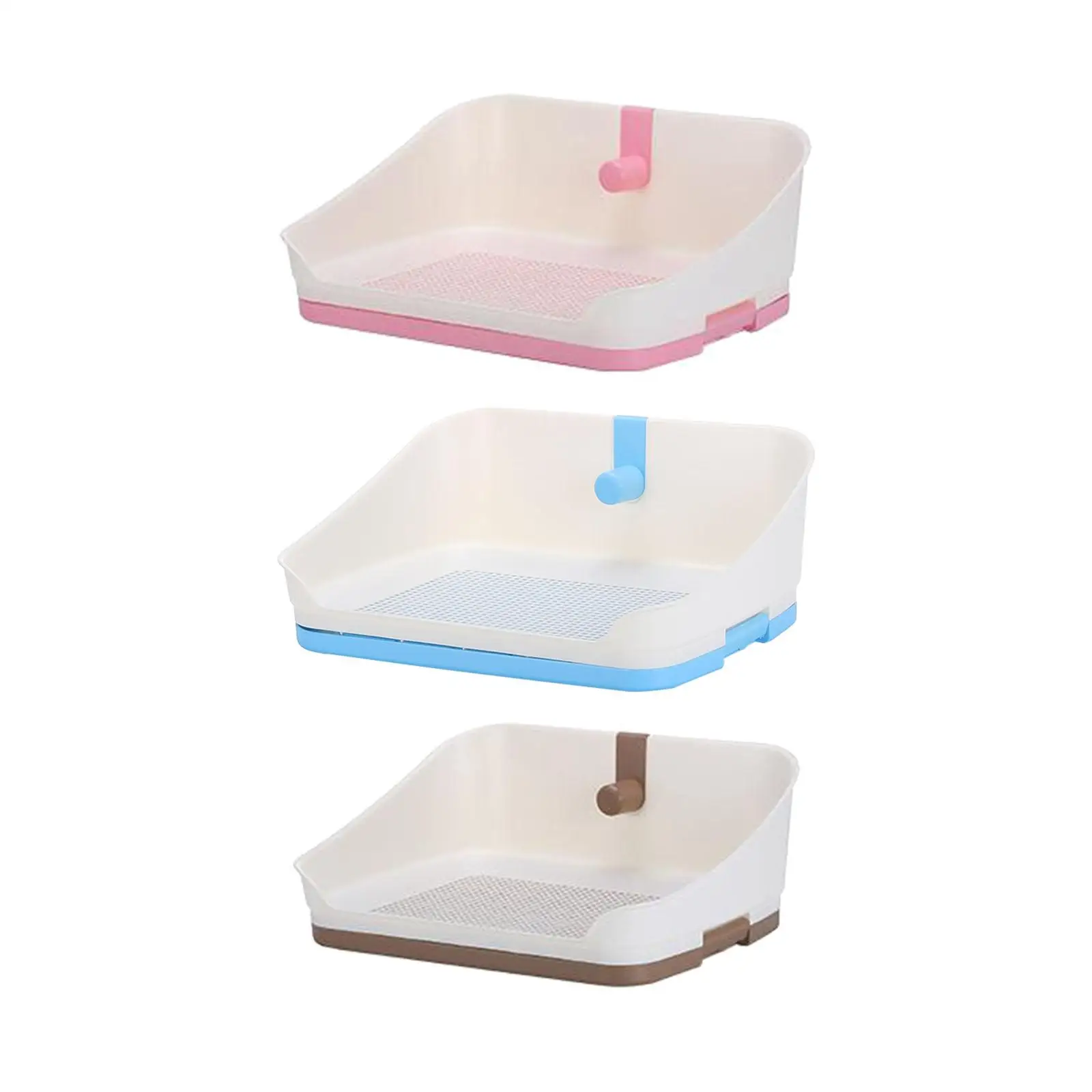 Indoor Dog Toilet with Urinary Column Dog Litter Tray Pet Training Toilet Tray for Small and Medium Dogs Kitten Accessories