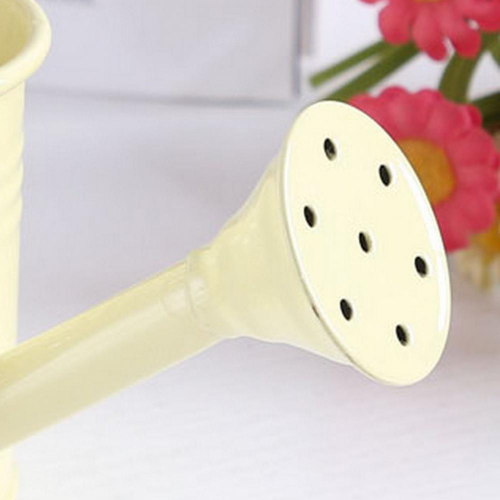 Description Picture 3 of itemCompact Watering Can Galvanized Iron Handle Kettle Simple Decorative Candy-colored Mini Plant Pot Kettle