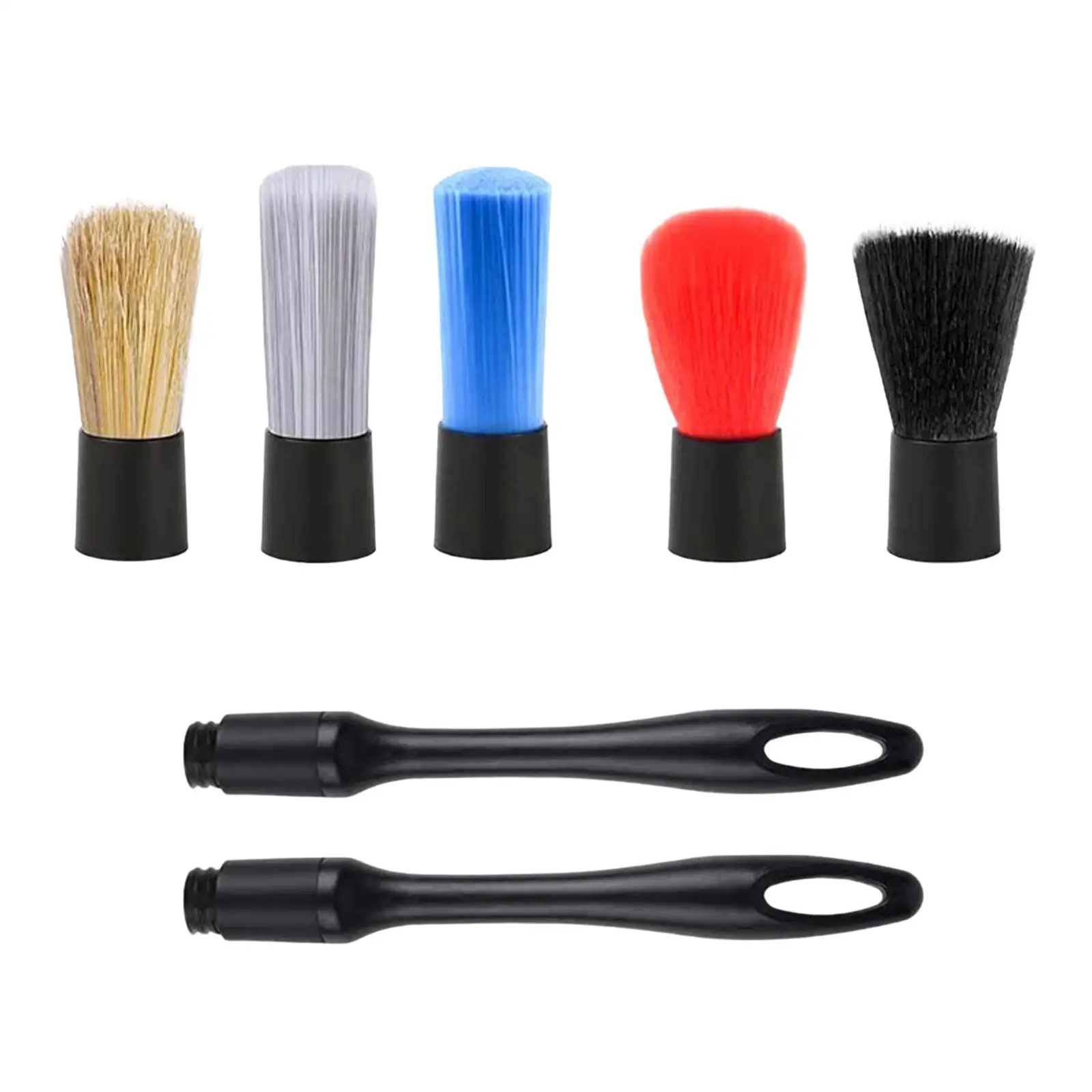 Auto Detailing Brush Set Cleaning Tools Durable Wet and Dry Use for Cleaning Interior Exterior Washing Air Vents Dashboard