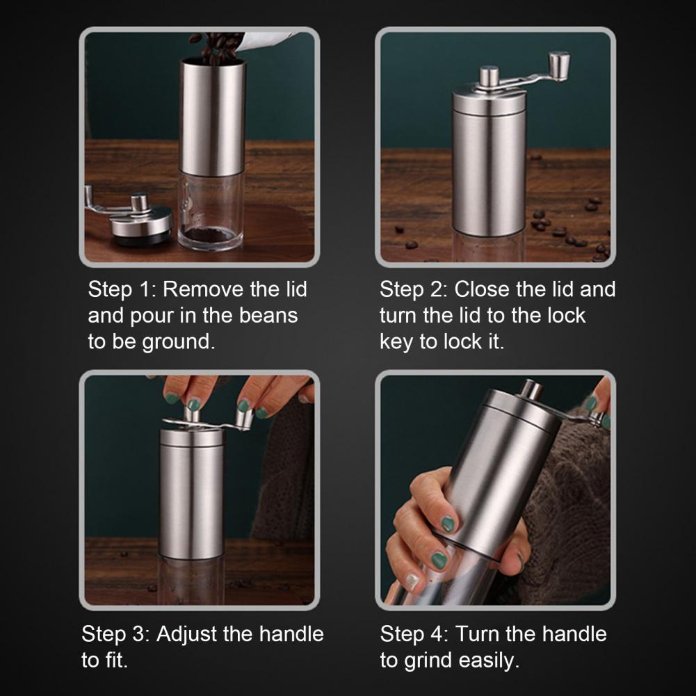 Title 11, Coffee Grinder Portable Manual Coffee Bean Grin...