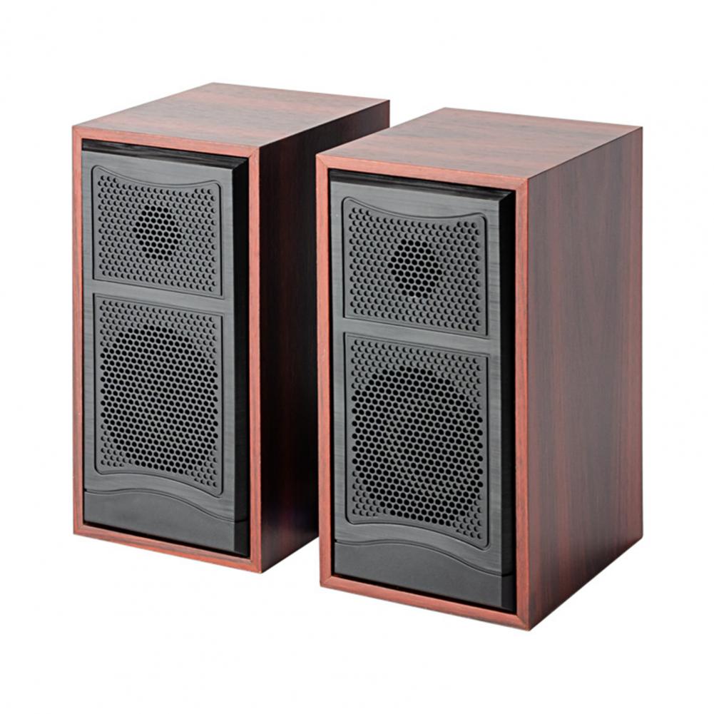 Title 7, Wooden Speakers 1 Pair Practical Sturdy Portabl...