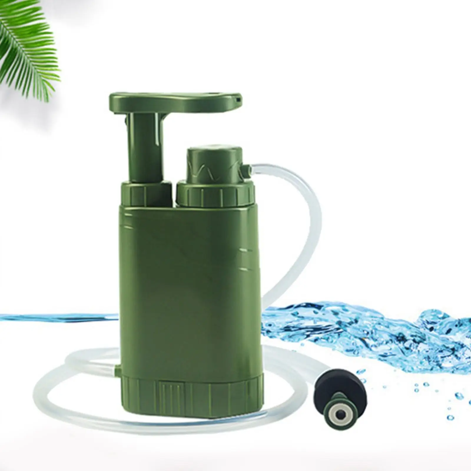 Portable Camping Water Filter 2 Stages Water Filtration System Water Purifier
