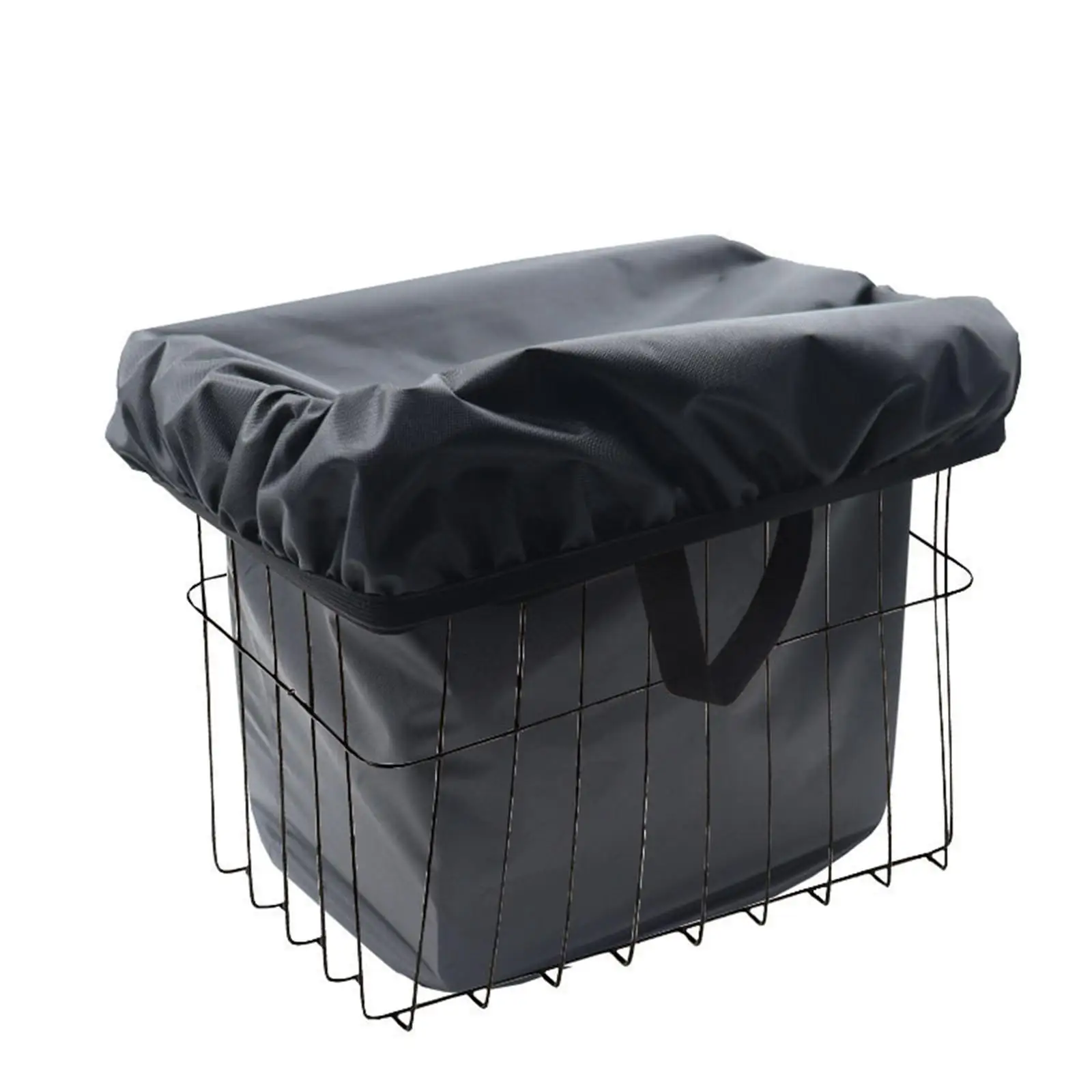 420D Oxford Cloth Basket Liner, Rain Cover Basket Cover Water Resistant Multipurpose Bike Basket Lining for Accessories