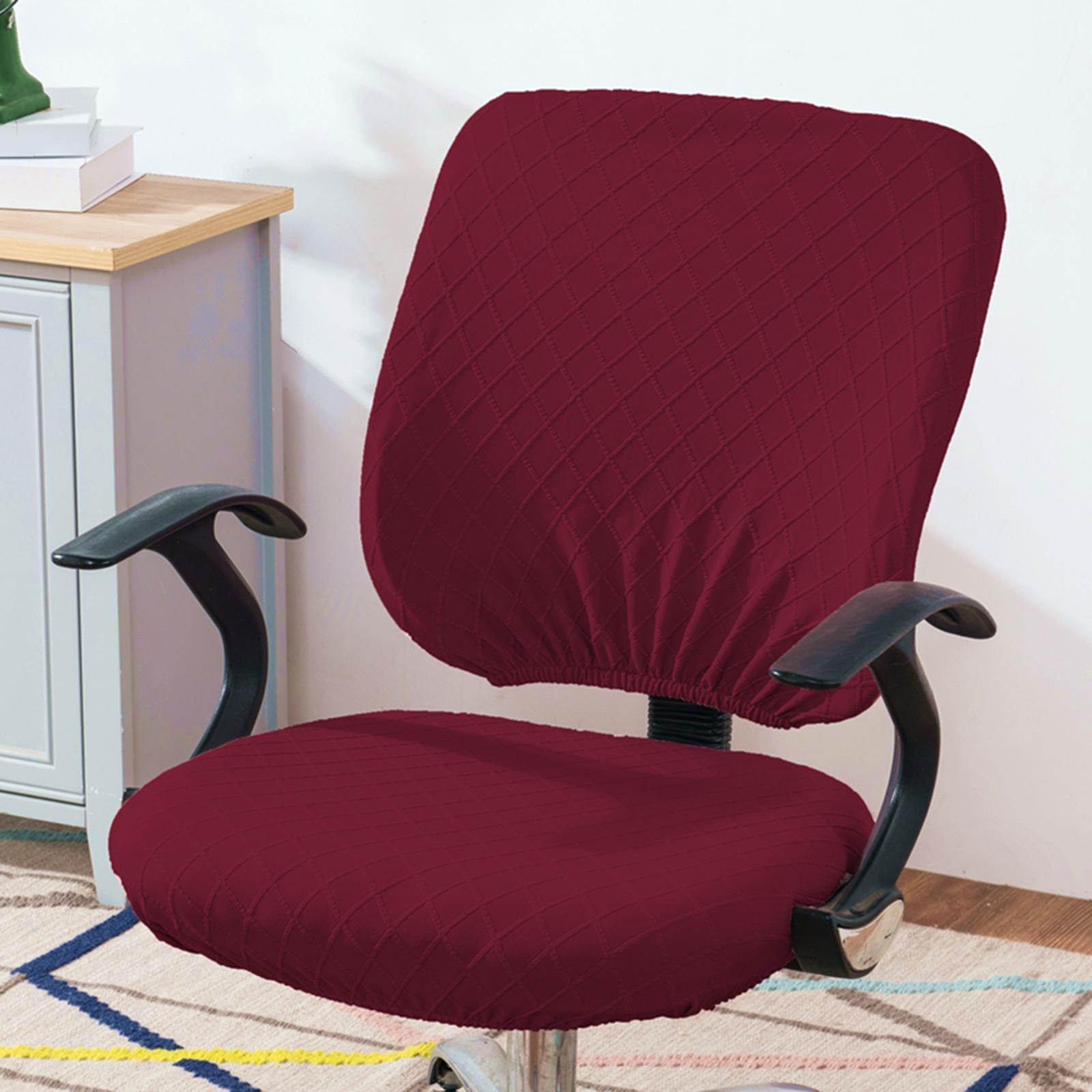 Jacquard Office Chair Cover Removable Chair Slipcover for Desk Chiar Office Swivel