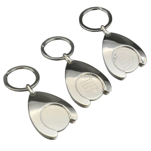 Coin holder clearance keyring