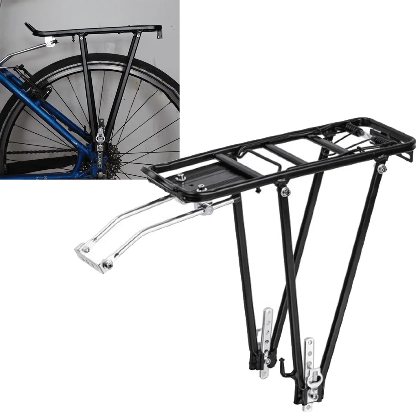 Rear Bike Rack Luggage Carrier Shelf,  Bracket for Mountain Bike Road