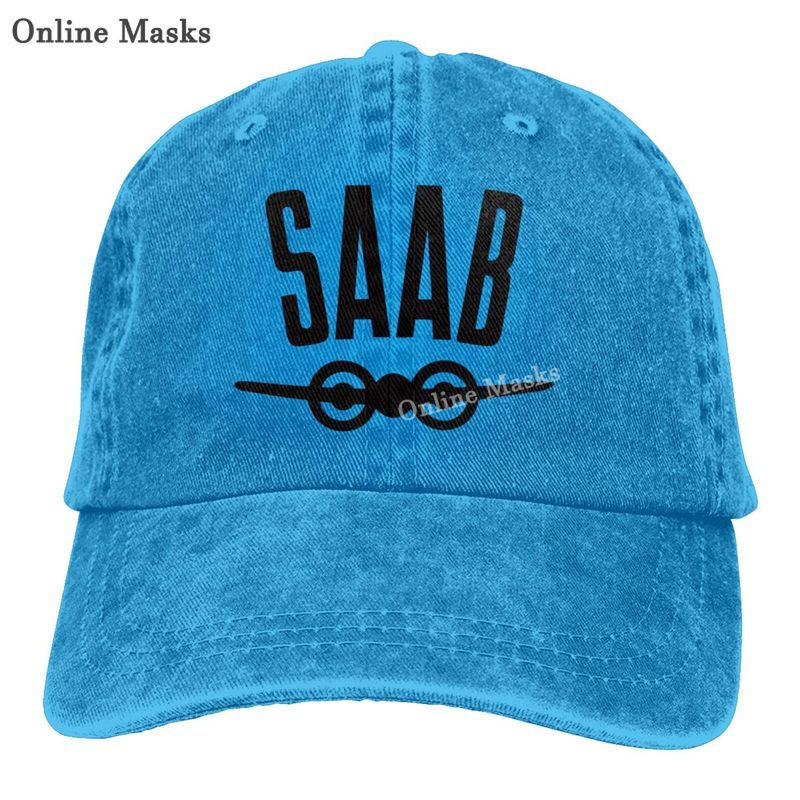 Saab Hut Trucker Mesh Baseball Kappe Vintage Racing Caps Auto Logo Snapback Hüte – Detail 3