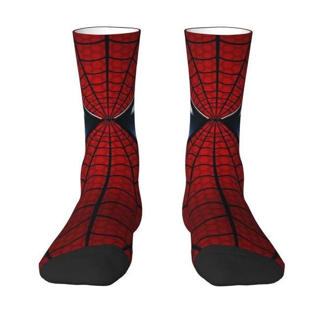 Winter Warm Colorful Women Men Spiderman Spider-man Socks Disney