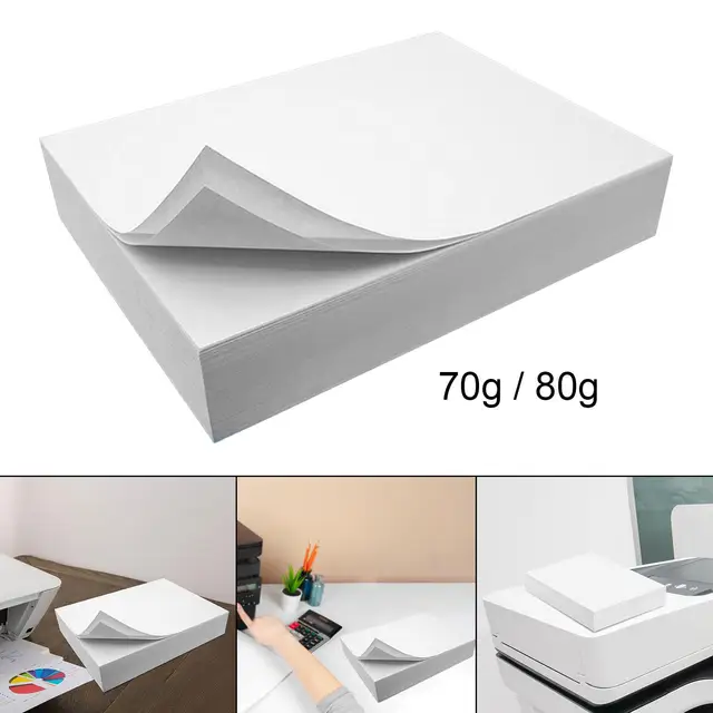 A4 Printing Paper Smooth 1 Ream(500 Sheets) Multipurpose Copy Printer Paper  for Memos Home Office Printing Communications Flyers - AliExpress