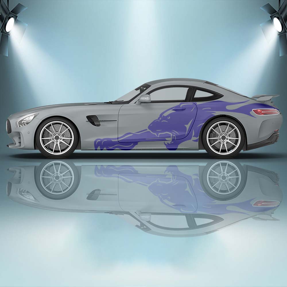 Panther und Klaue Seite Fahrzeug Malerei Aufkleber Seite Auto Aufkleber gegossen Vinyl Schmerz Auto Aufkleber Universal größe Verpackung Aufkleber – Detail 5
