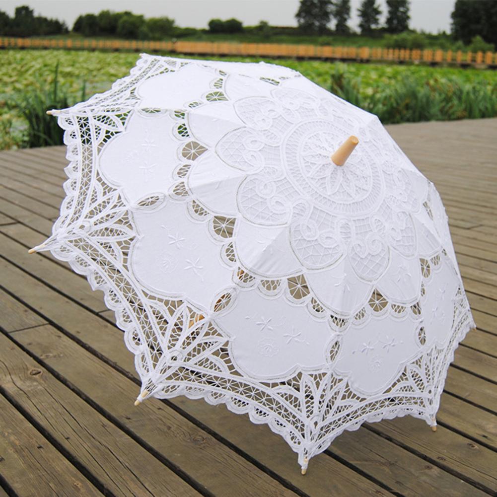 parapluie en dentelle brodée de décoration de accessoire palais