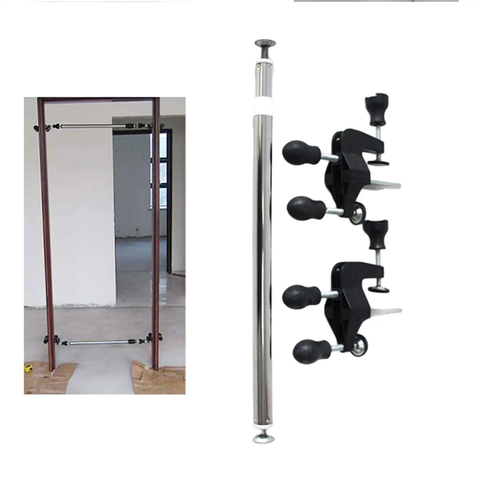 Portable Wooden Door Installer Set Angle Adjuster Installation Device Aids Stainless Steel Gadgets for Home Decor Construction
