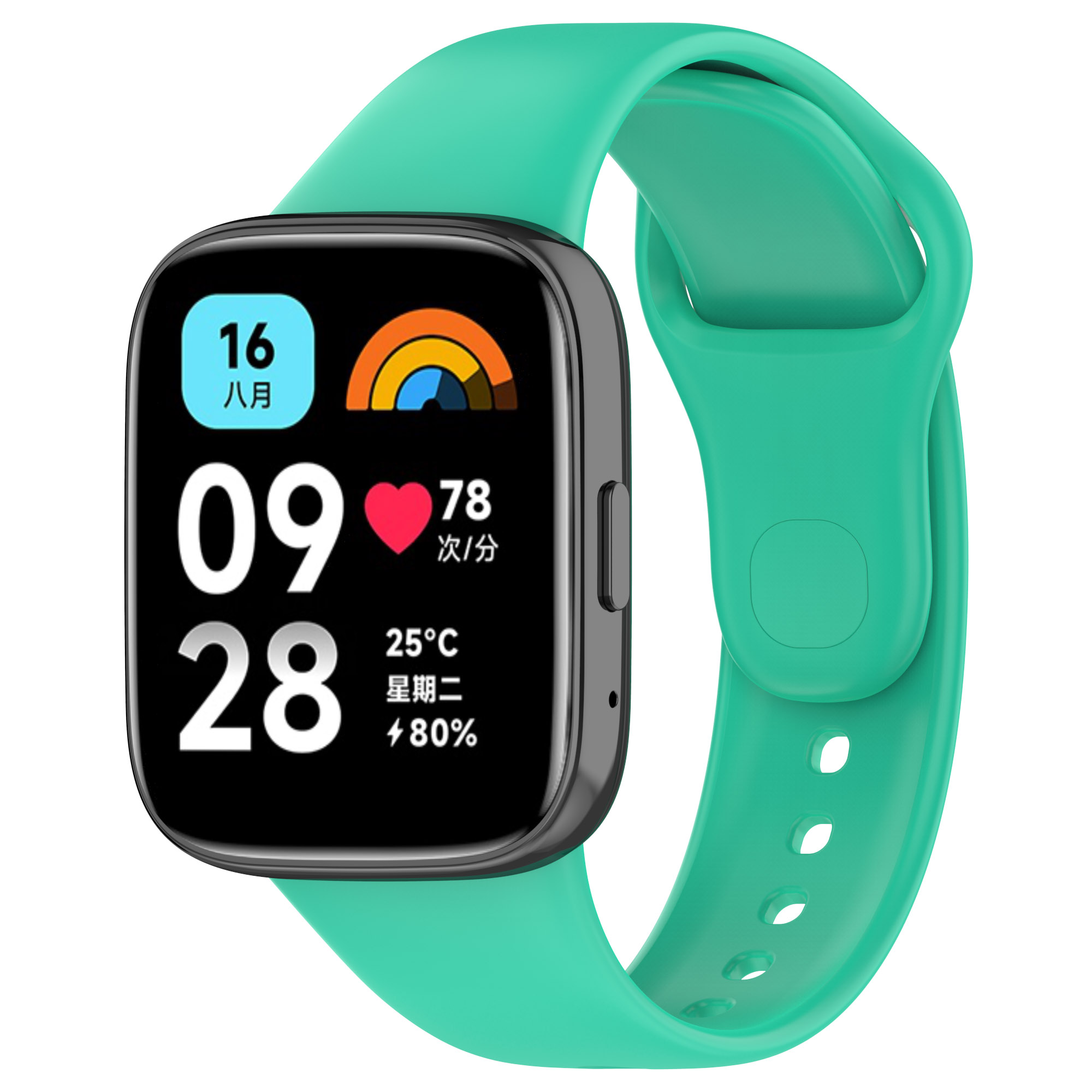 Weiches offizielles Silikonarmband für Xiaomi Redmi Watch 3, aktives Sportarmband, Armband für Redmi Watch 3 Lite/Active-Armband – Detail 3