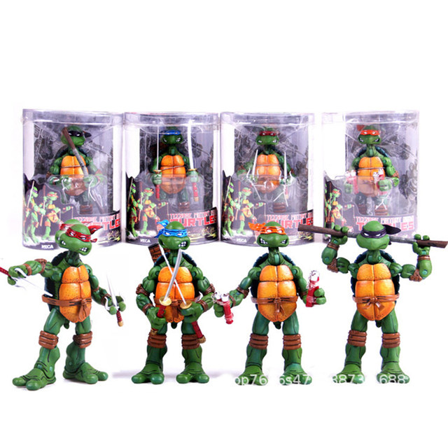 PCS TNMT Tartarugas Ninja 1/8 Full PVC Set c/ Michelangelo