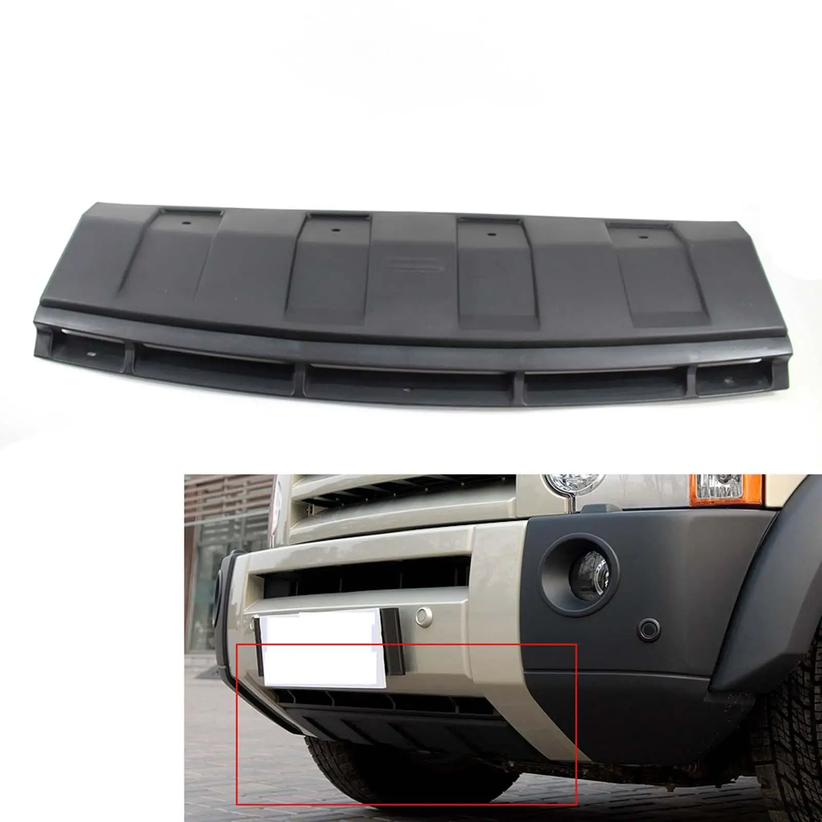 Black Tow Eye Cover Front Bumper for Land Rover LR3 Replacement Parts