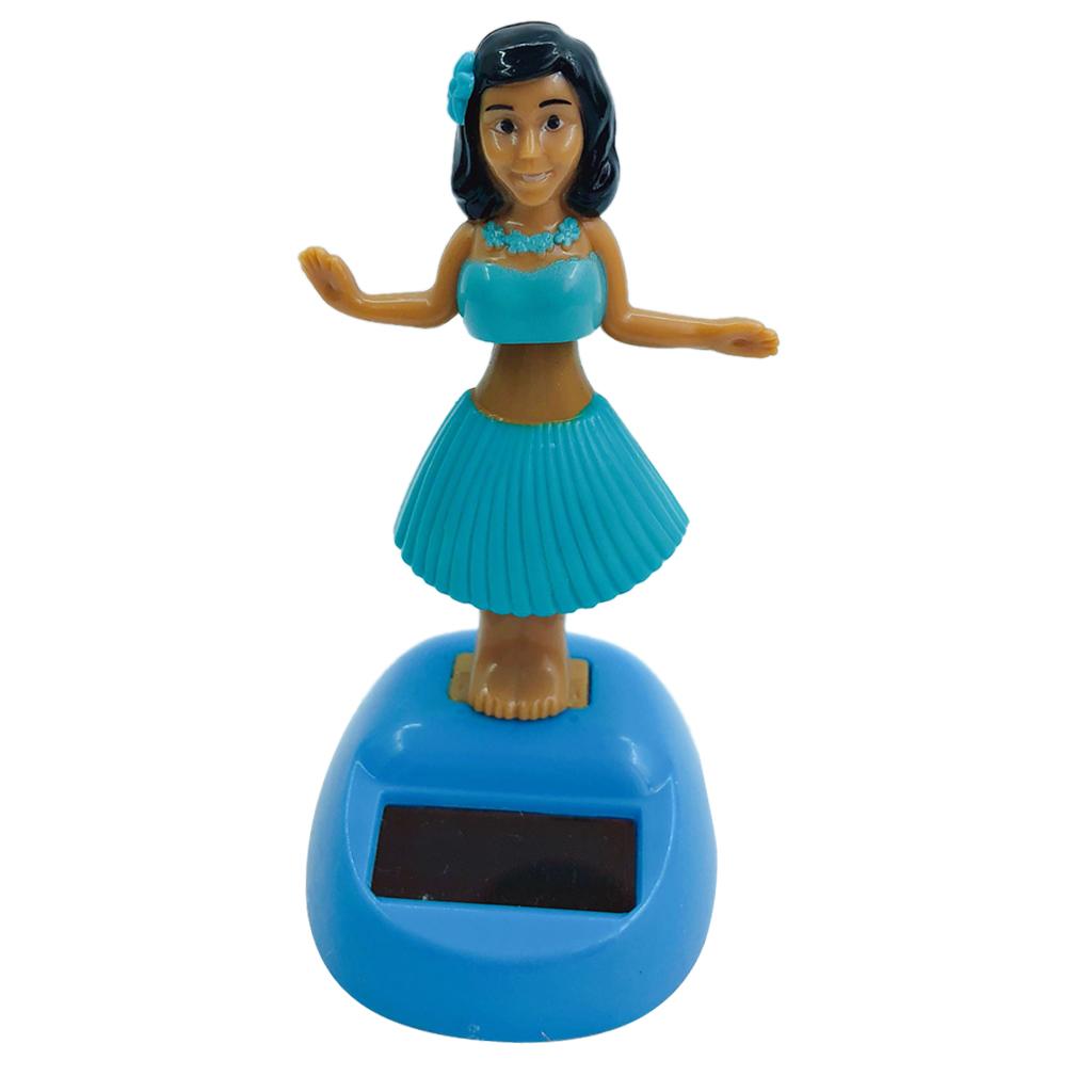 Solar Power Dance Toy Hawaii Girl Solar Power Toy Car Home Office Desk