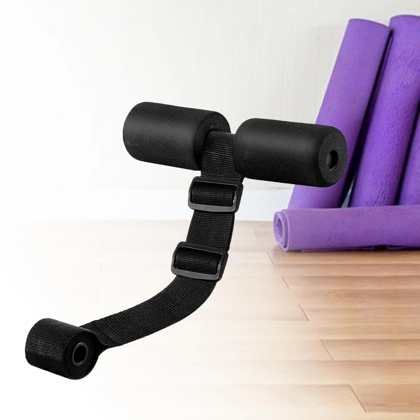 Sit up Assistant  Abdominal Muscle Training Padded Ankle Bar Sit up