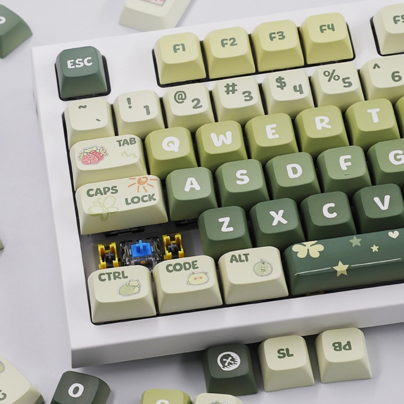 verde, sublimação, personalizado, marrom, Switches MX, 133-Key