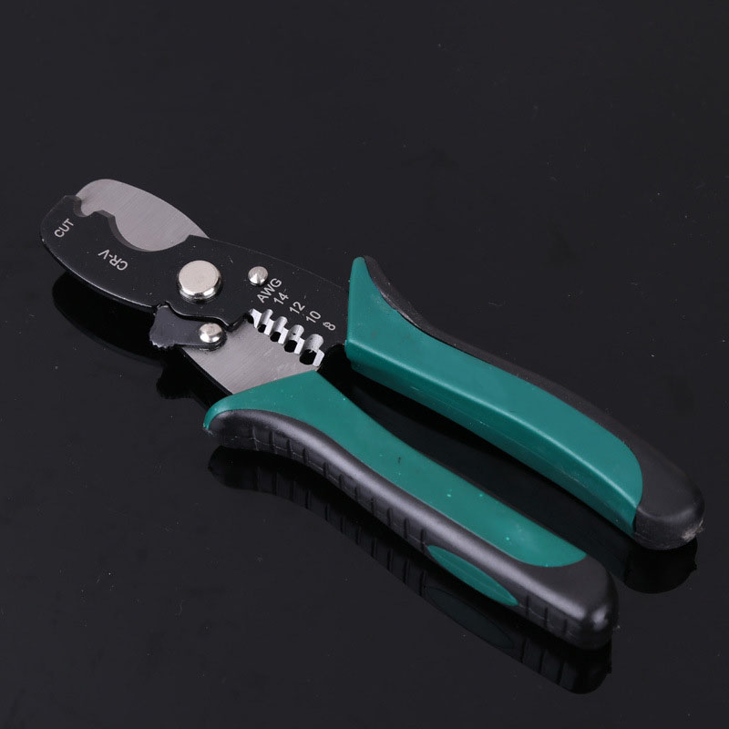 Description Picture 5 of itemHot Sale Multi Tool 8" Wire Stripper Cable Cutting Scissor Stripping Pliers Cutter 1.6-4.0mm Hand Tools Ferramentas Herramientas
