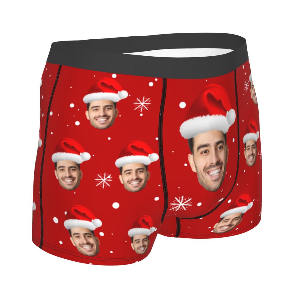 Description Picture 4 of itemChristmas Gift Custom Face Boxers Men Gift Personalized Photo Underwear Design Birthday Boxer Briefs for Boyfriend Husband