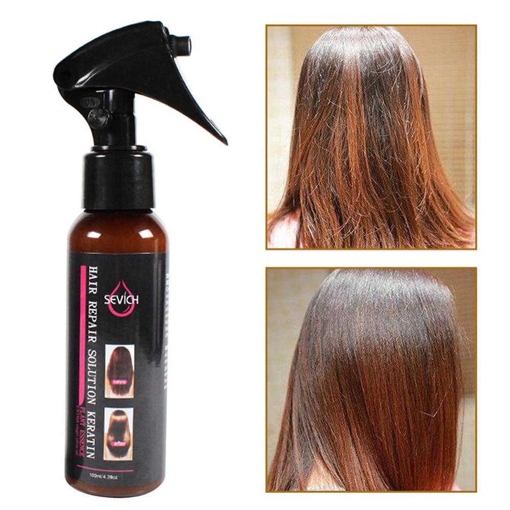 Best of 100ml Hair Care Smoothing Spray To Repair Dyeing Ironing Hair Essential Oil Hair Care Shiny And Frizz Makes Prevents Damage Reviews & Tips - Image 5